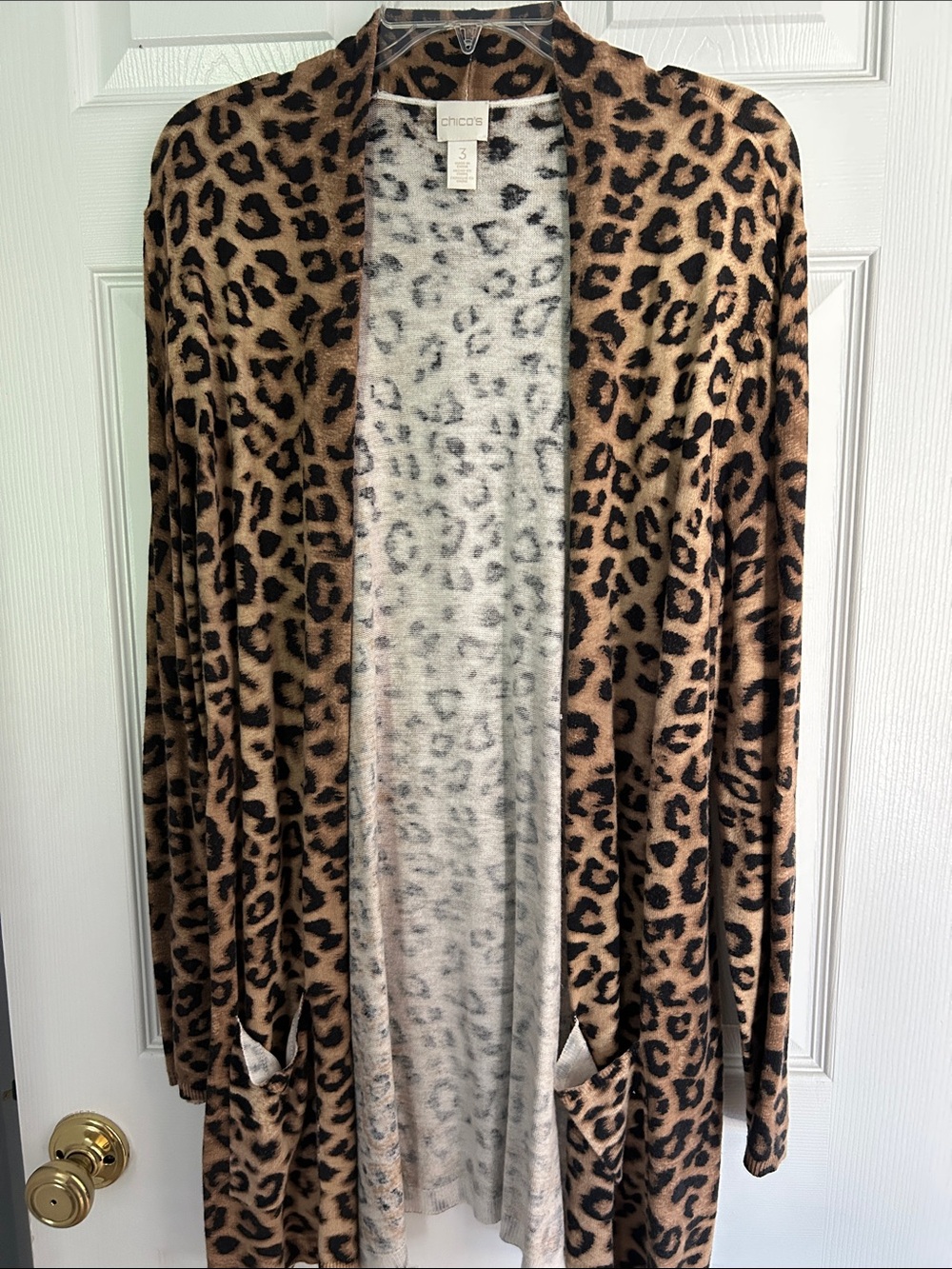 Cardigan animal print